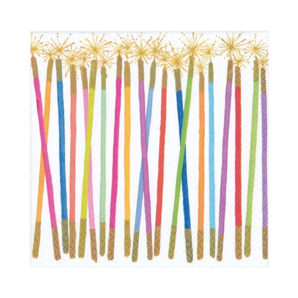 Party Candles Paper Luncheon Napkins